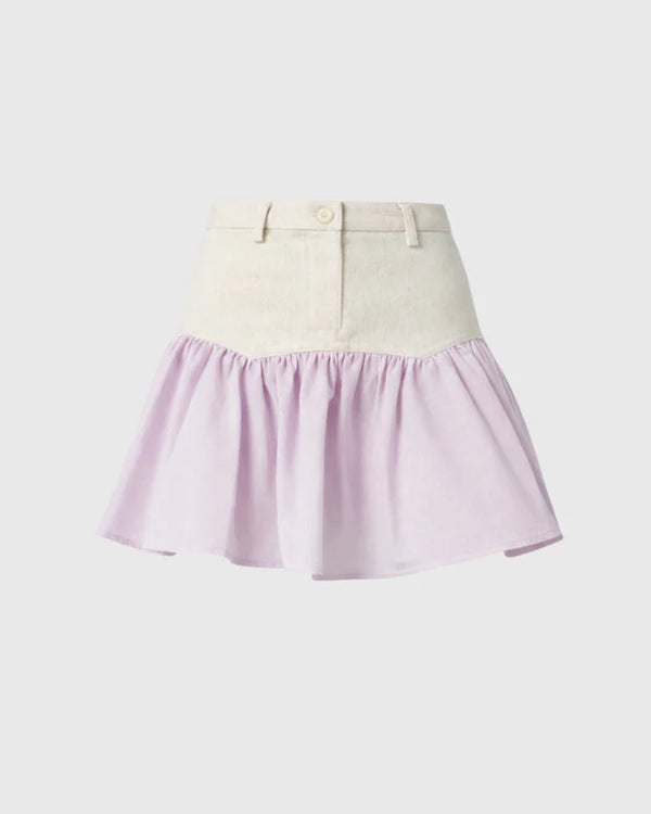 SAND MINI SKIRT