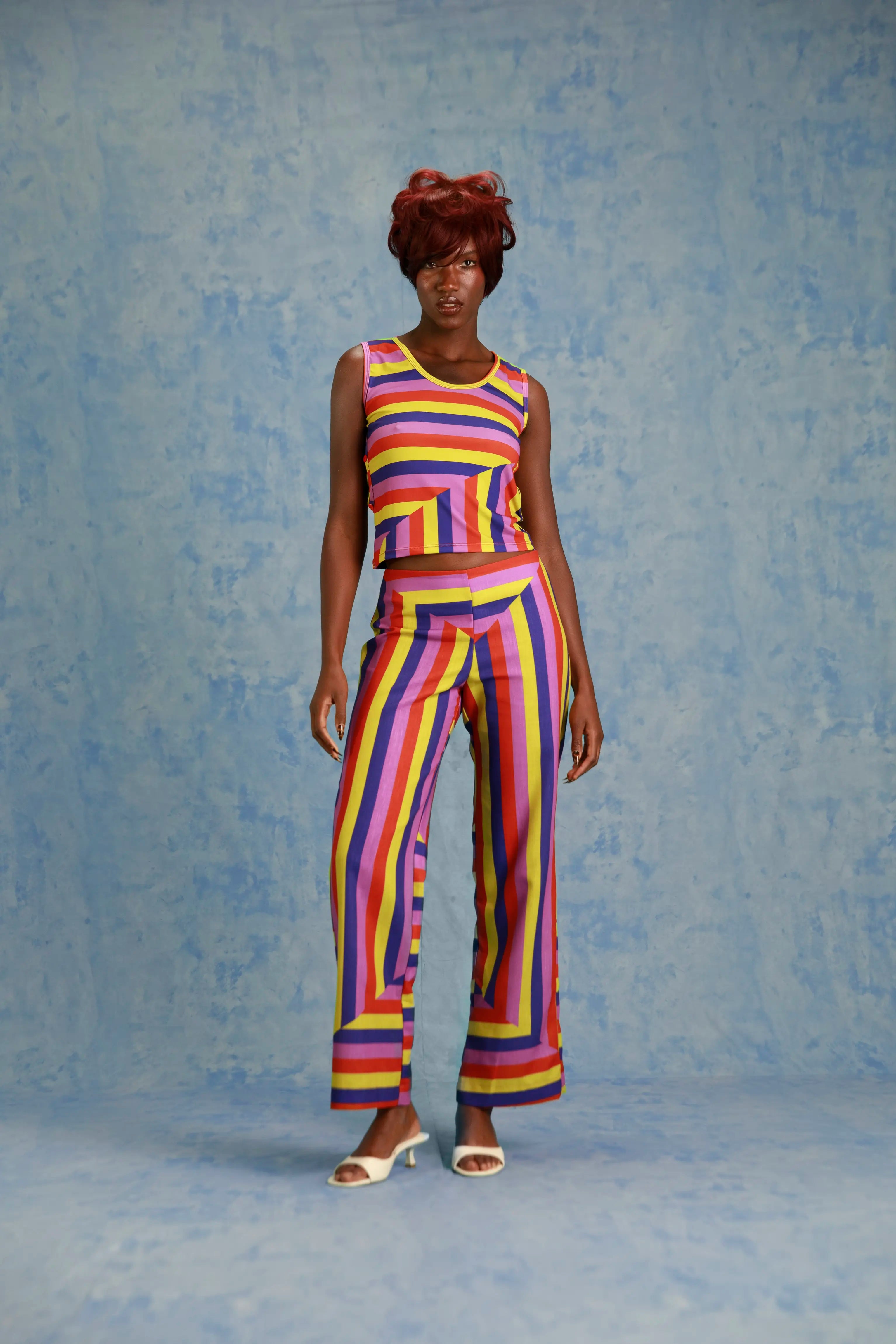 ROENA PANTS IN STRIPES