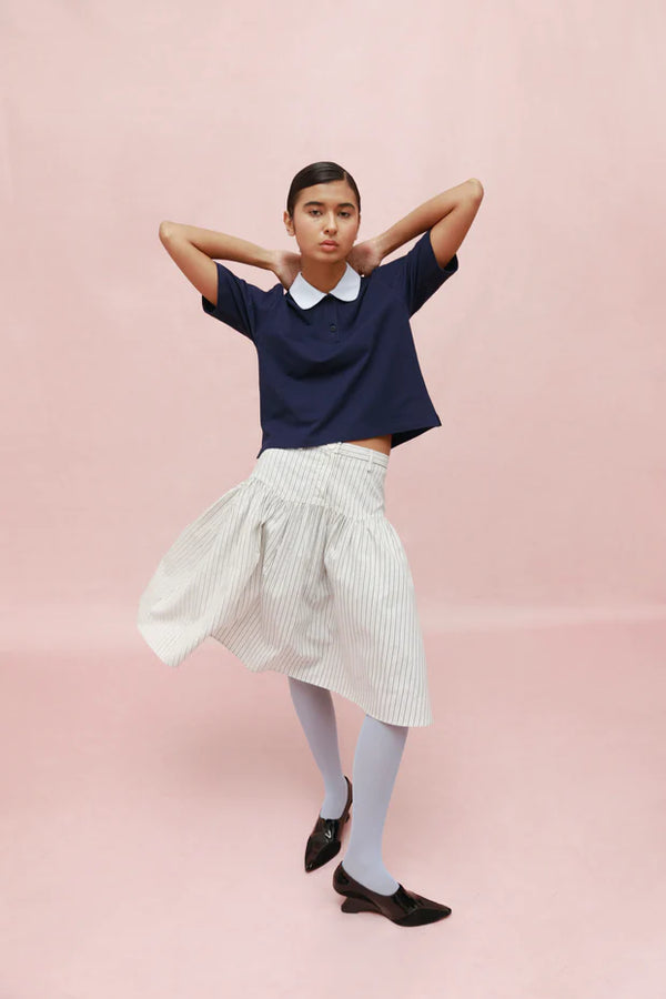 NAVY POLO MANGA CORTA