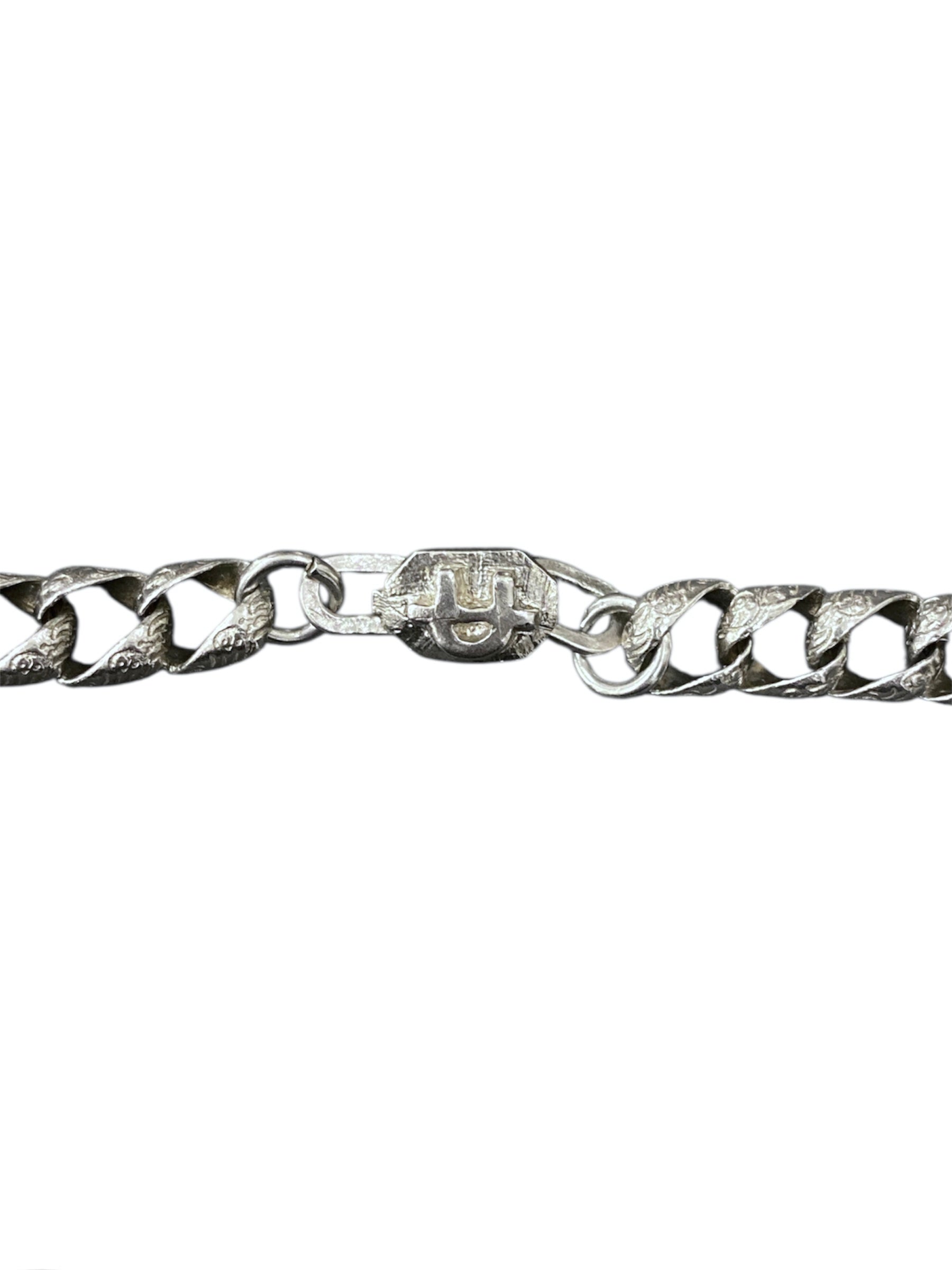 COLLAR PLATA ESLABÓN CORTO