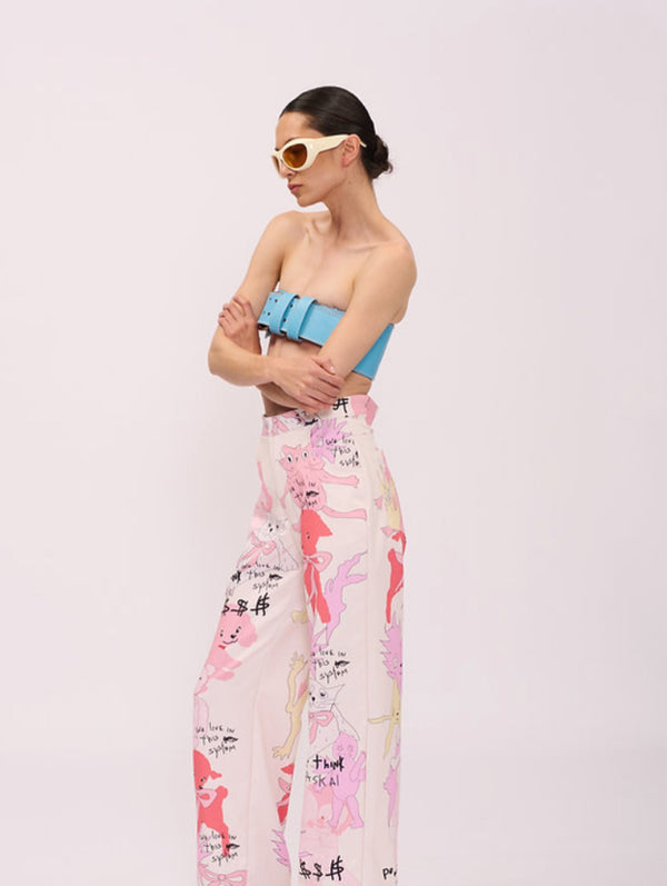 BEIGE CARTOON PANT