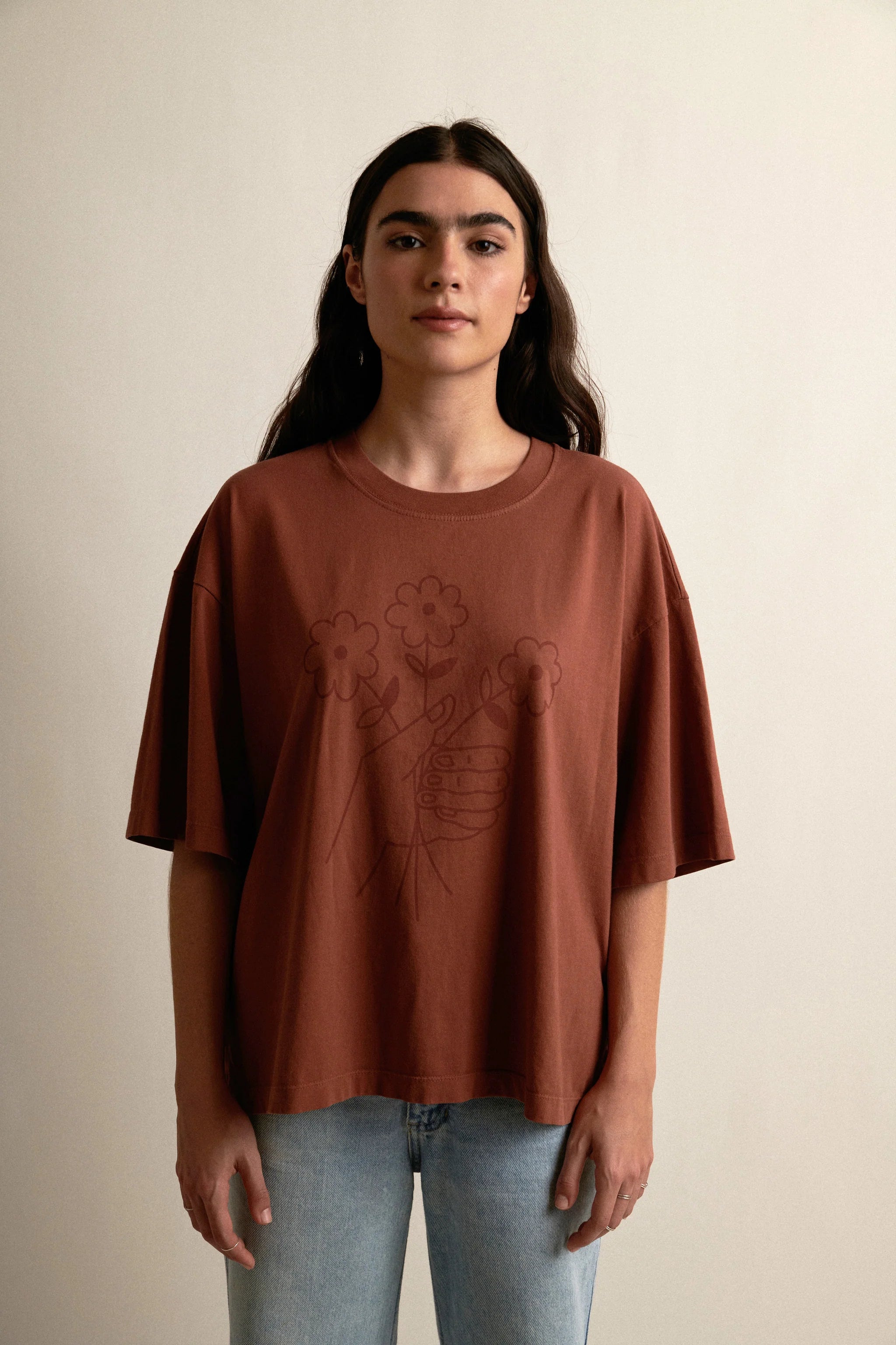 Camiseta Te traje flores
