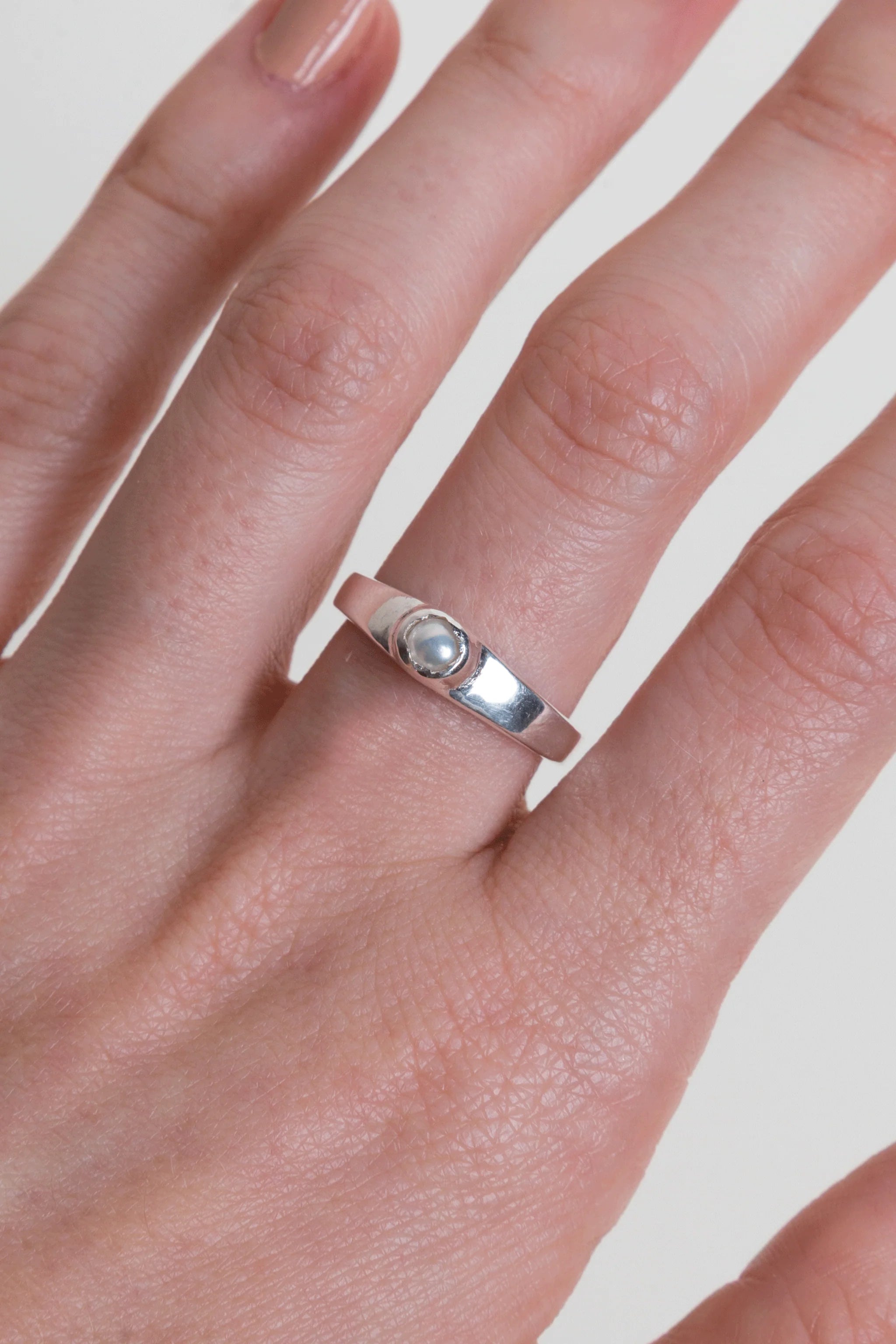 ANILLO NUBE PERLA NATURAL