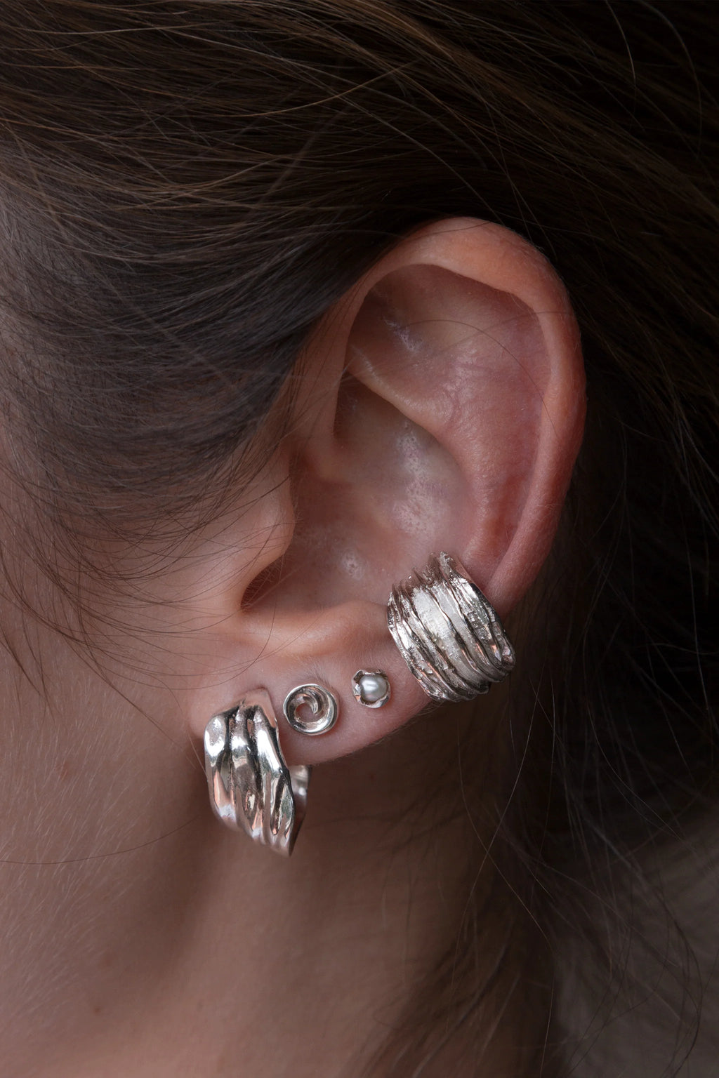 ARETES TOPO ROLLITO MINI