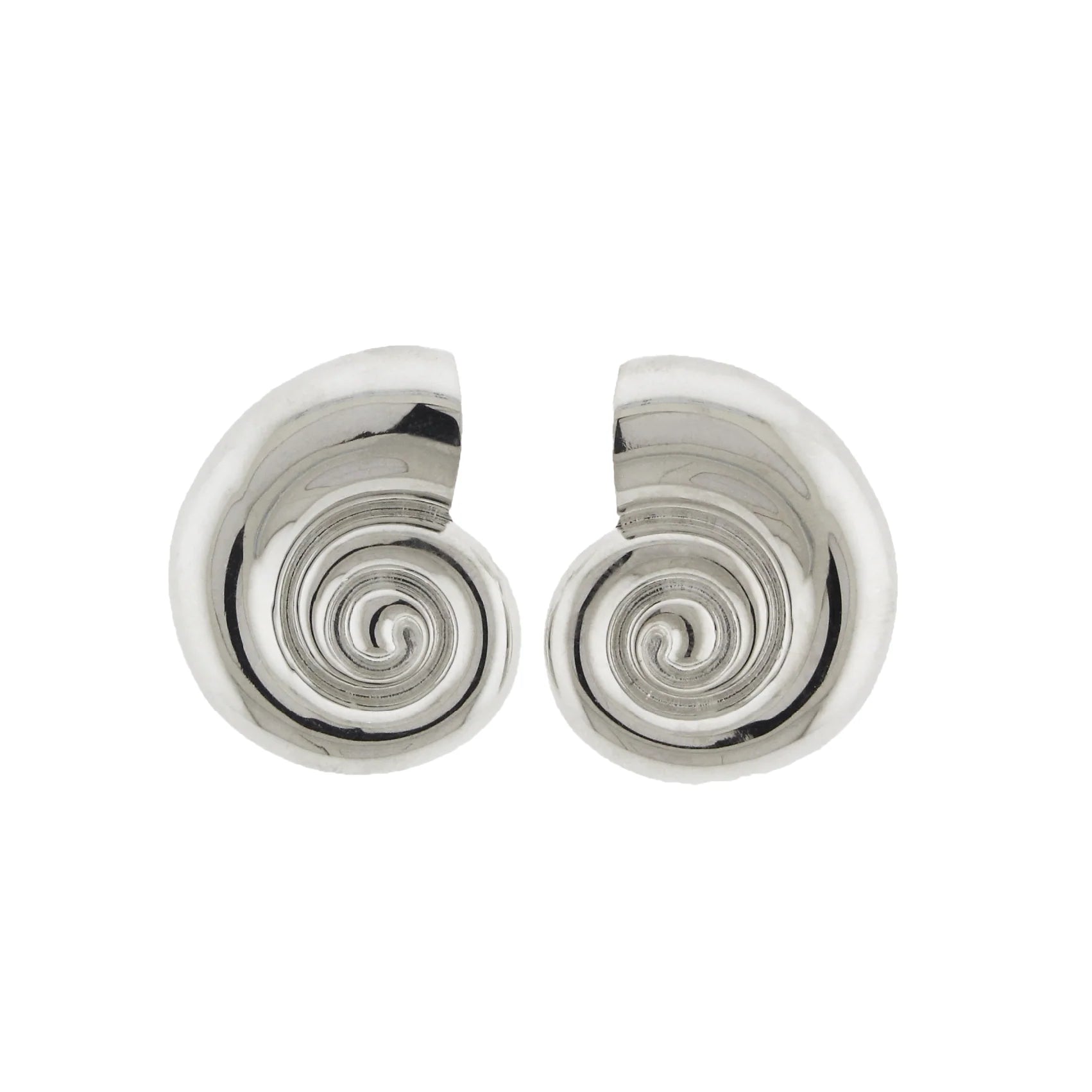 CARACOL SILVER EARRINGS