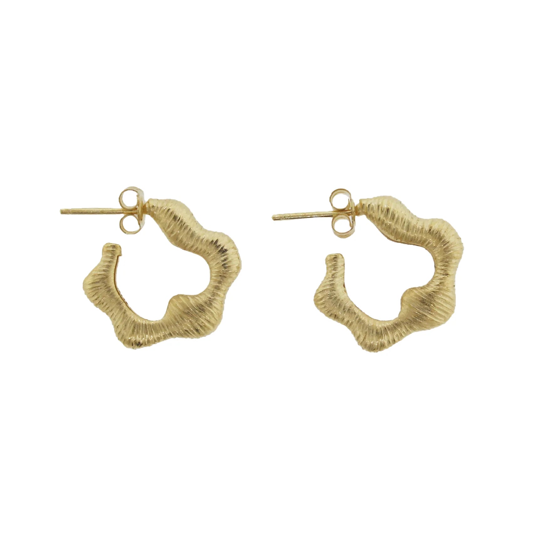 WAVY SATIN EARRINGS