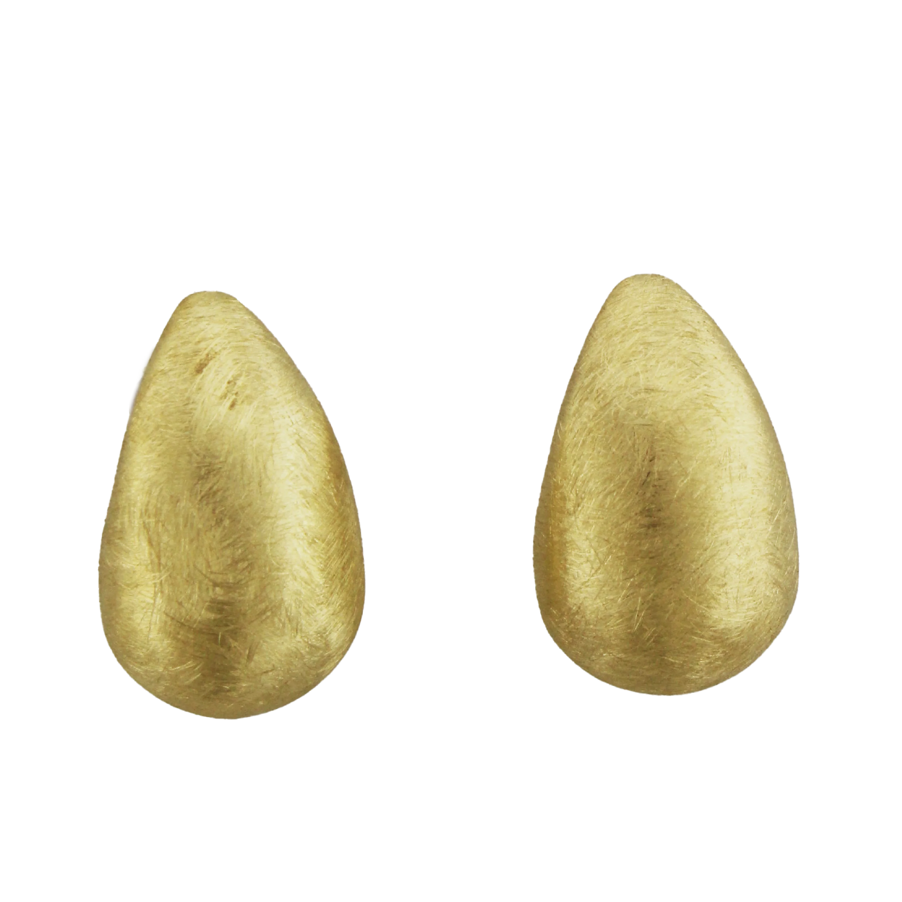 SCRATCHED BOLD GOLDEN EARRINGS