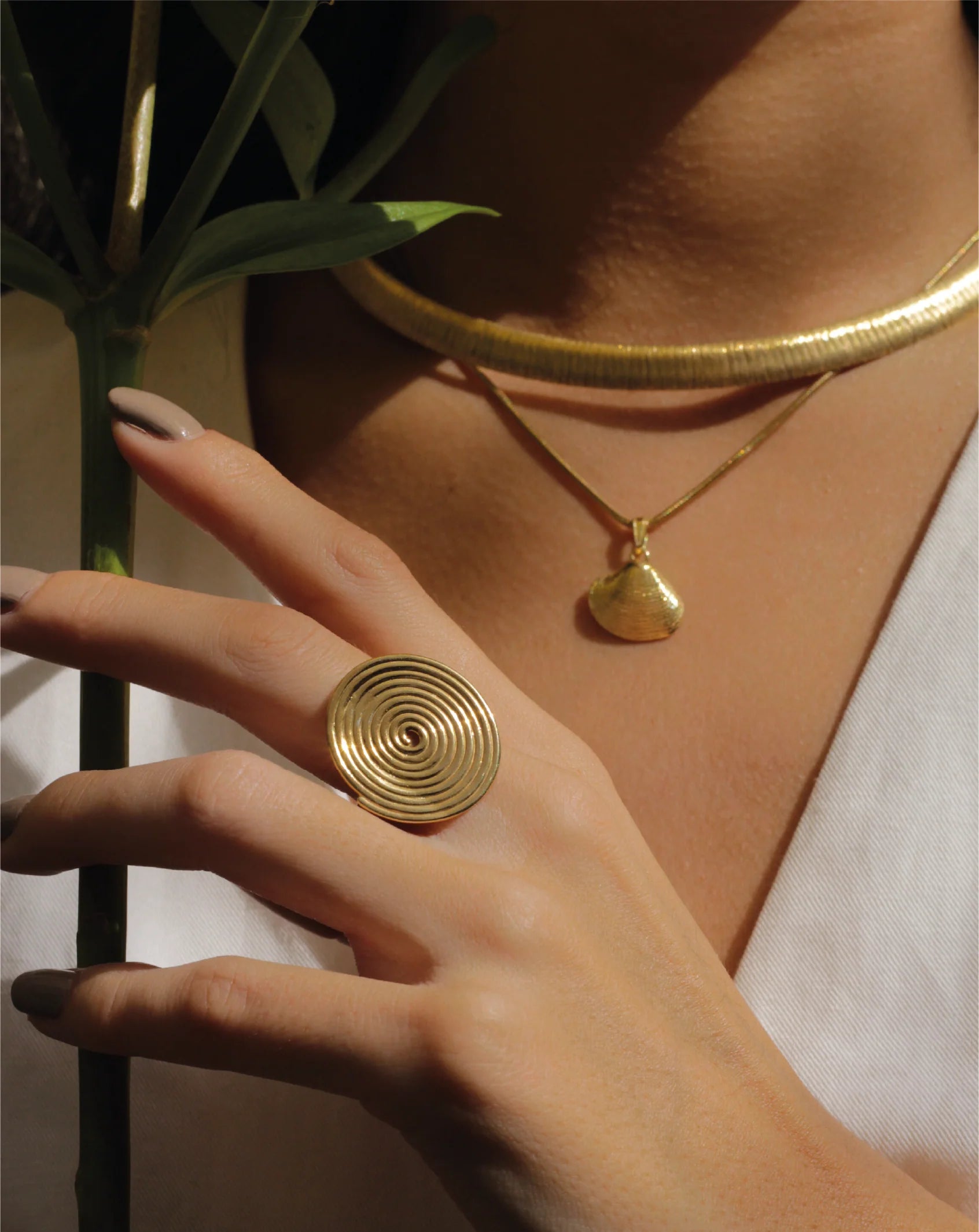 SPIRAL GOLDEN RING