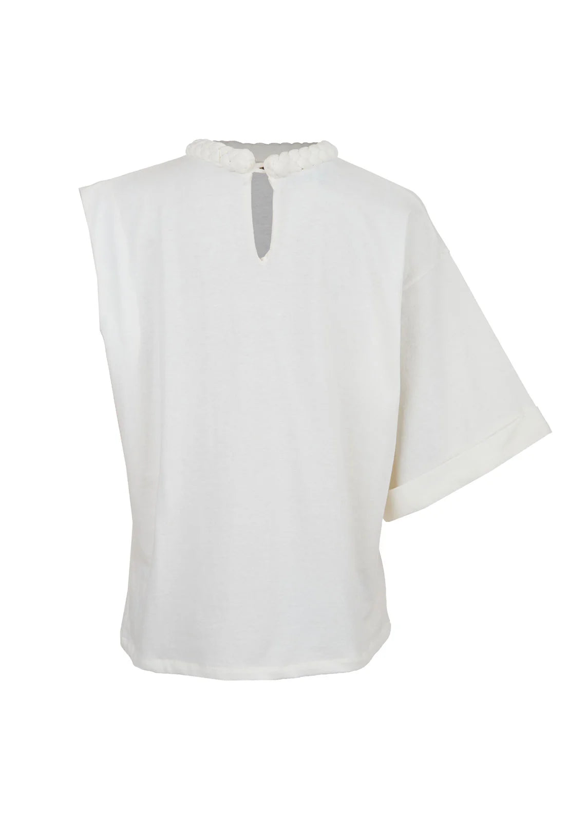 CAMISETA TRENZADA DE UNA MANGA