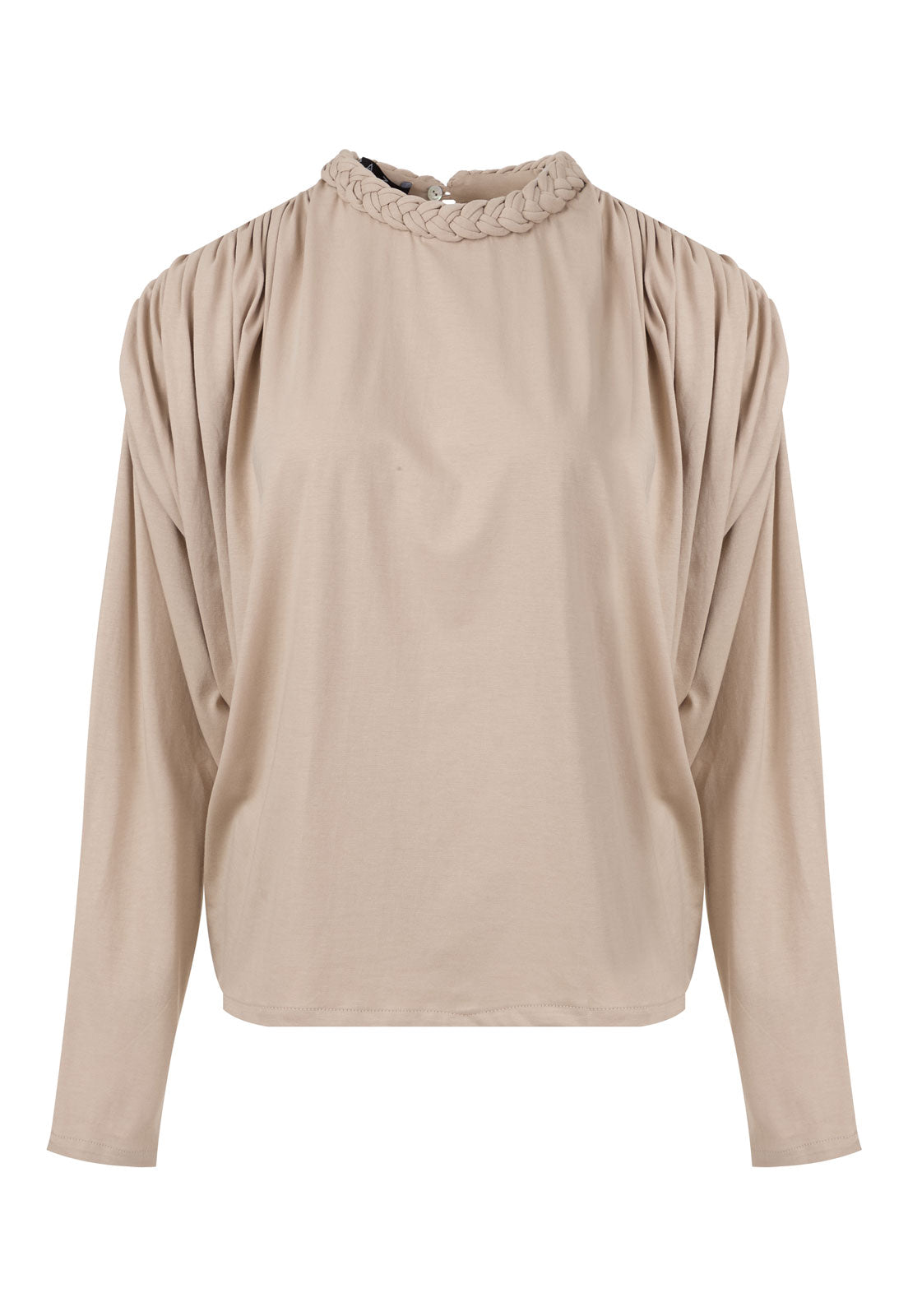 CAMISETA BRAID T-SHIRT CUELLO TRENZADO