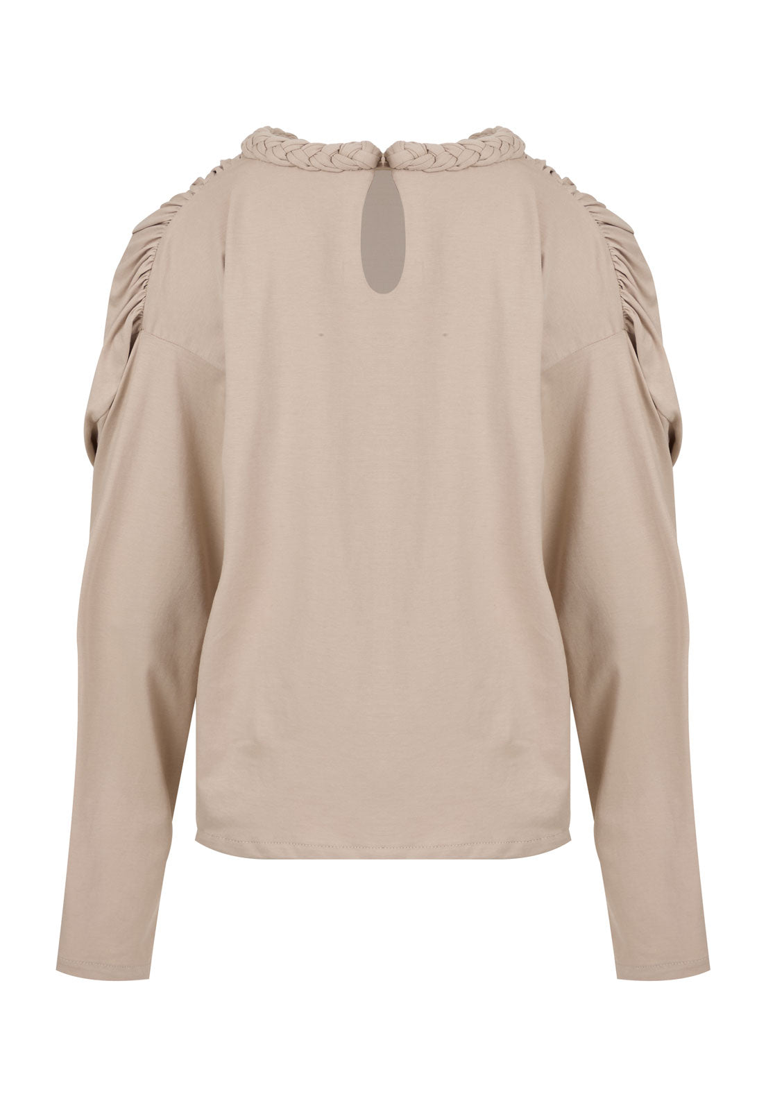 CAMISETA BRAID T-SHIRT CUELLO TRENZADO