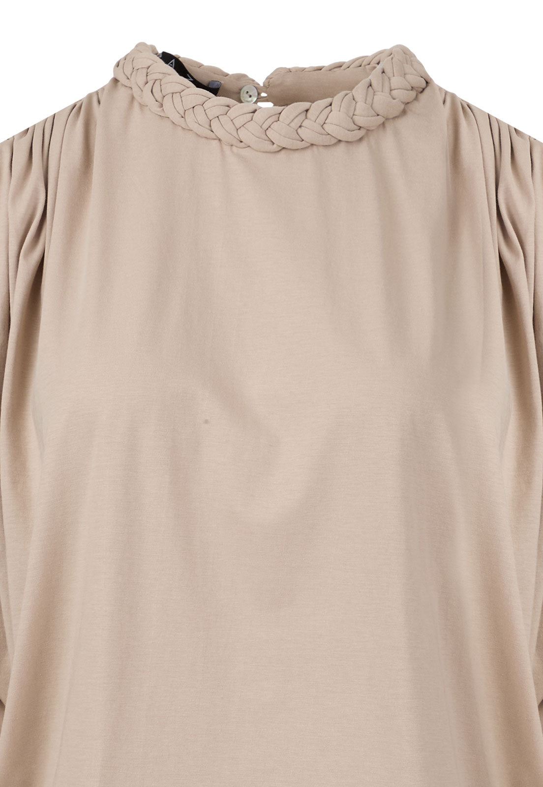 CAMISETA BRAID T-SHIRT CUELLO TRENZADO