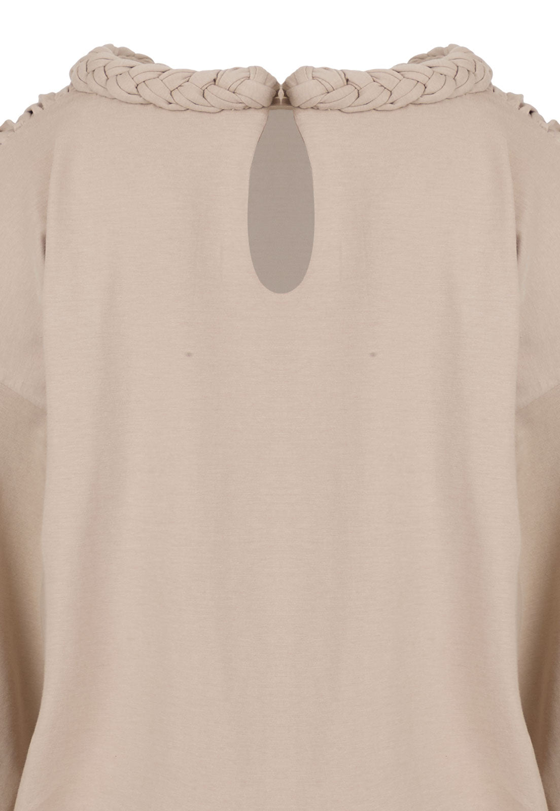 CAMISETA BRAID T-SHIRT CUELLO TRENZADO