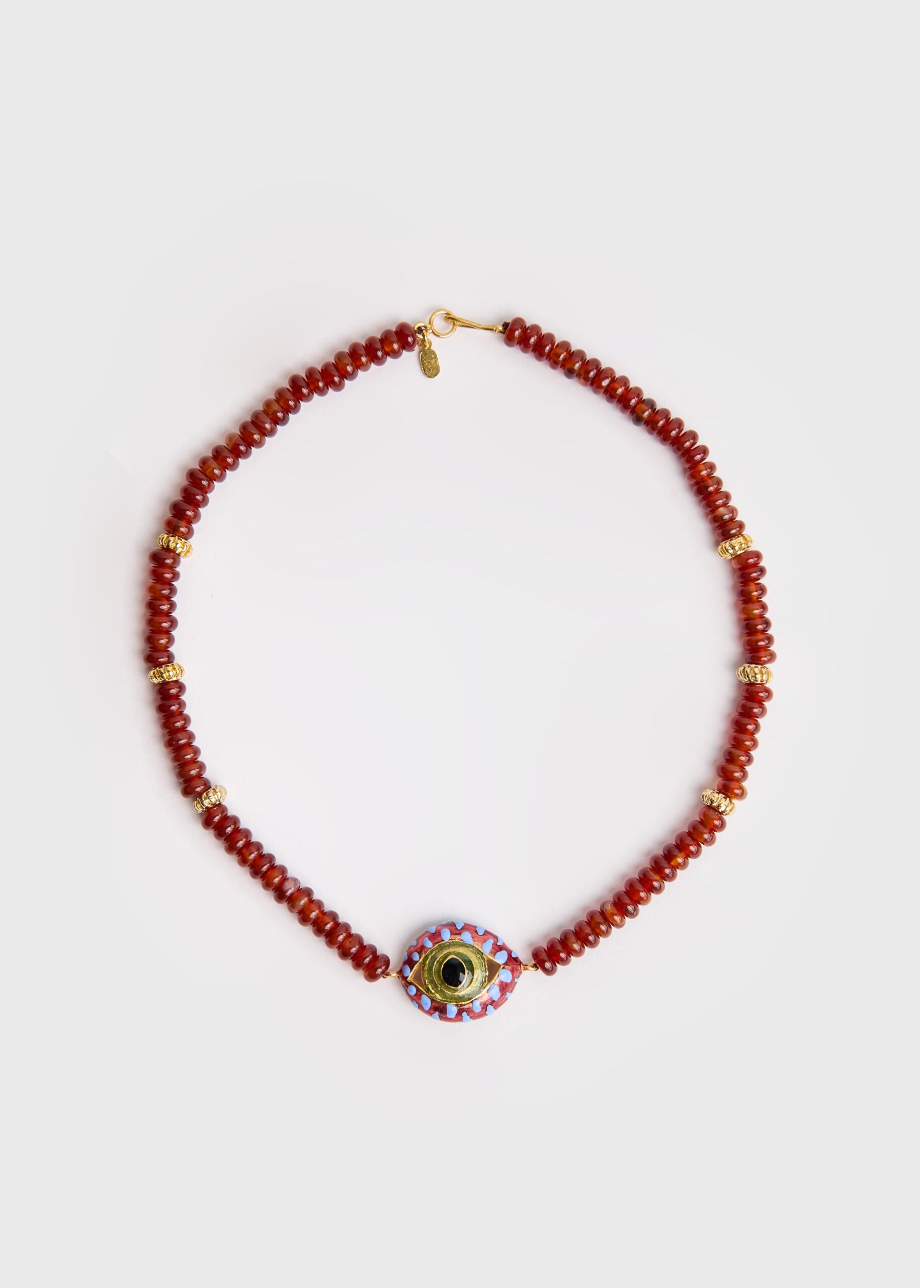 CAT DROP MIDI TERRACOTTA NECKLACE