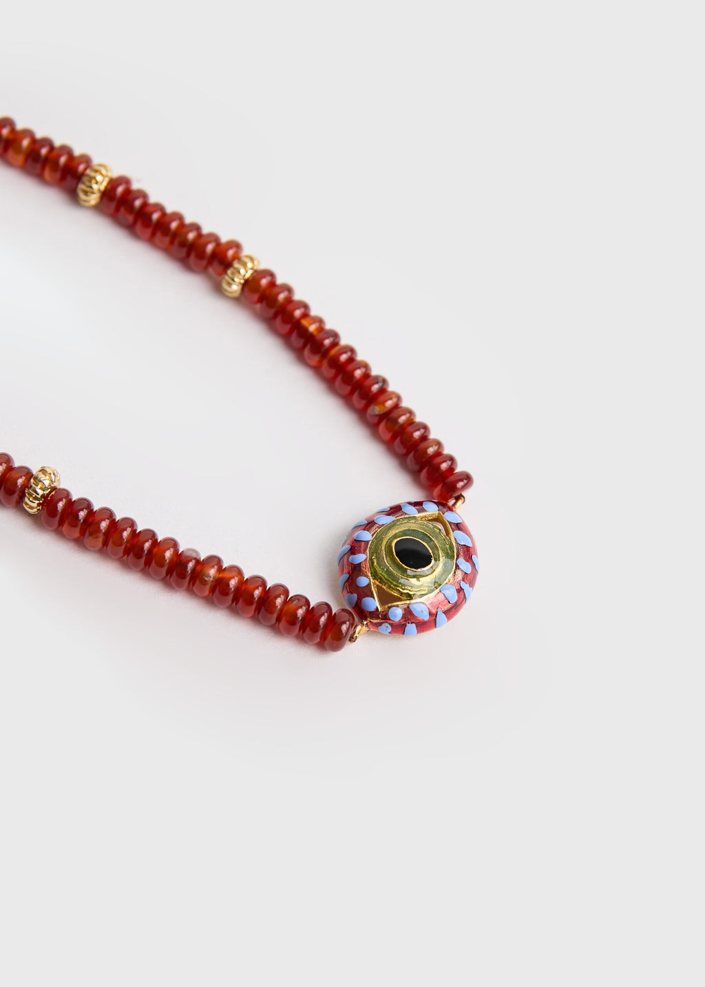 CAT DROP MIDI TERRACOTTA NECKLACE