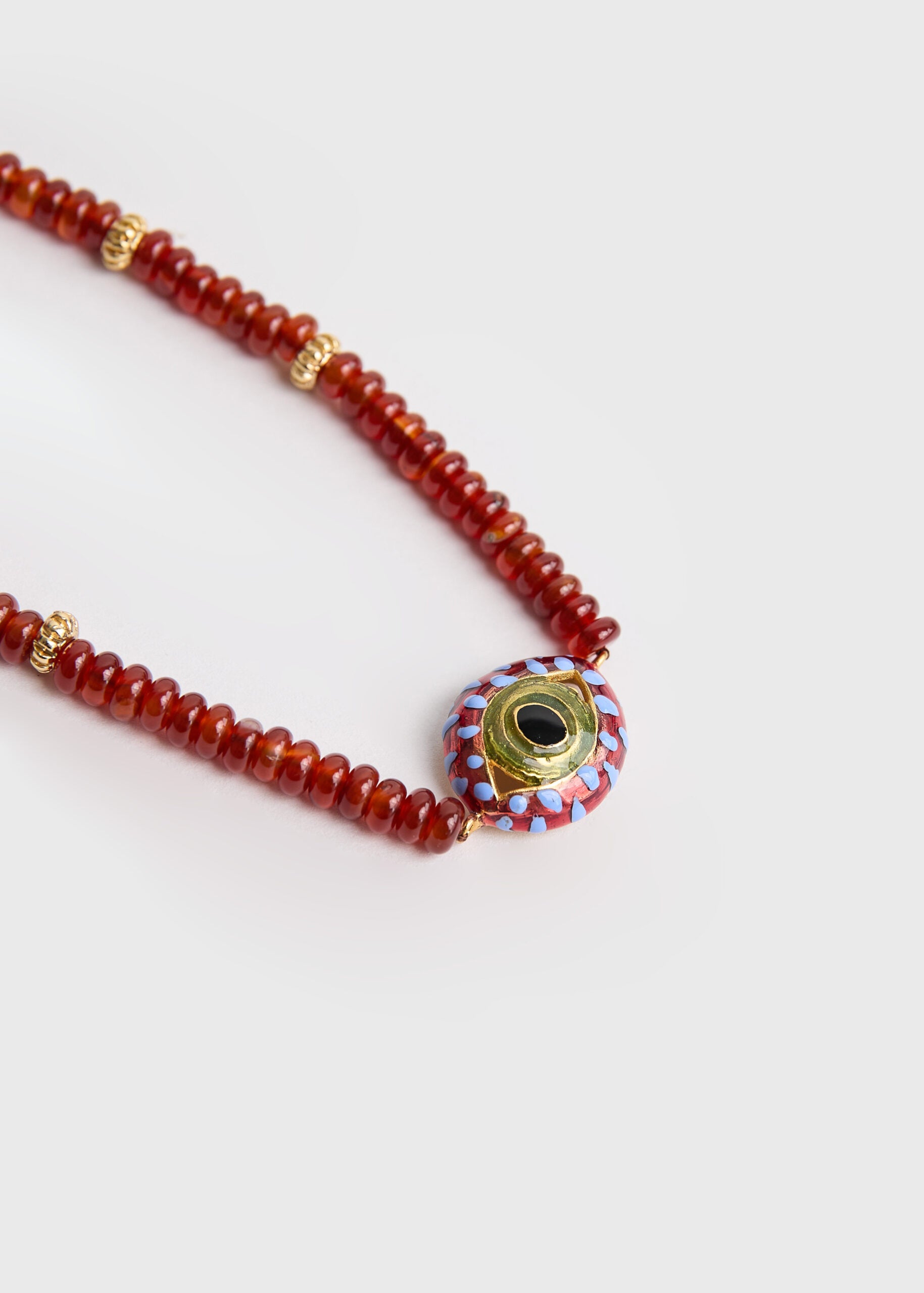 CAT DROP MIDI TERRACOTTA NECKLACE