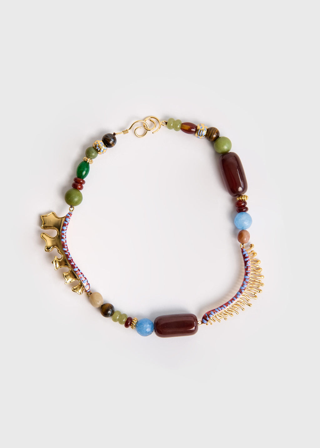 Collar Closed Eyes Burgundy