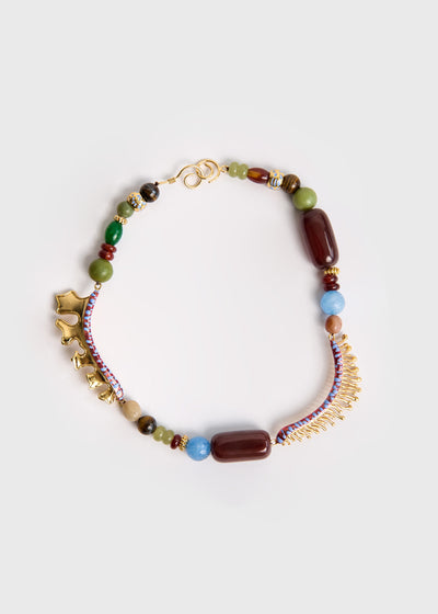Collar Closed Eyes Burgundy