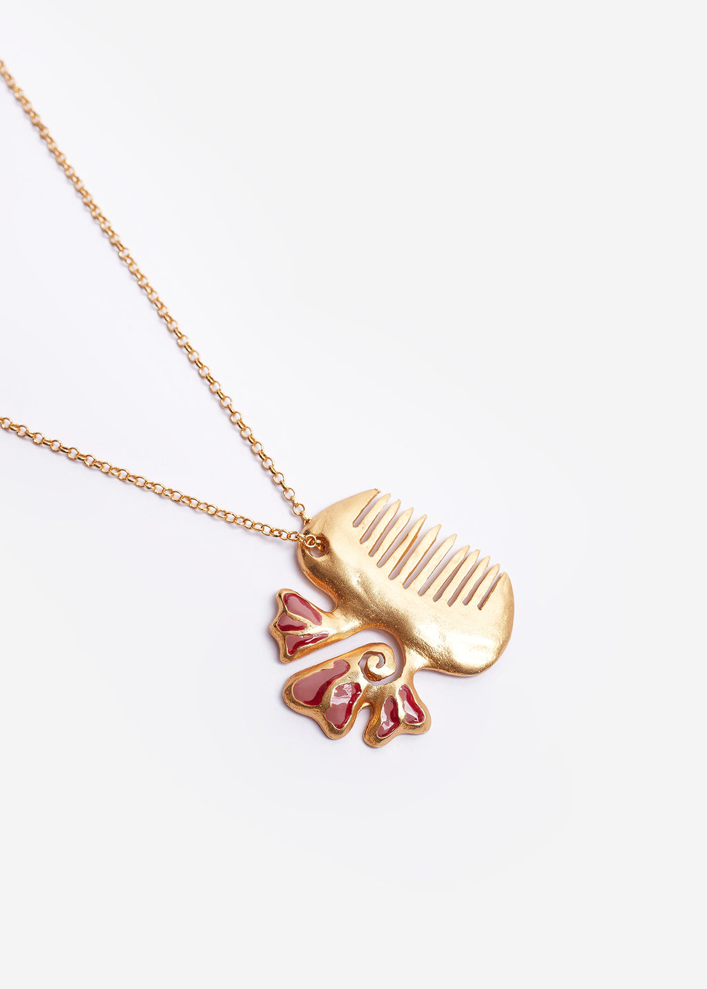 CADENA PEINETA TERRACOTA