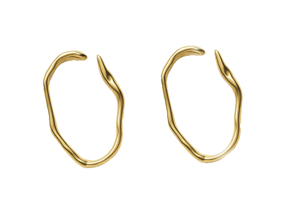 ORGANIC GOLDEN EARRINGS