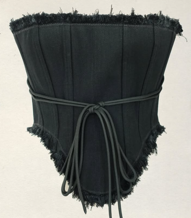 Corset Piel Negro