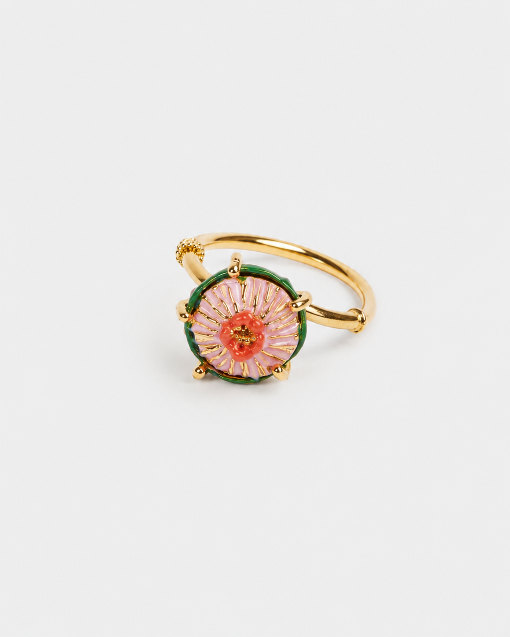 MINI GREEN HAT RING