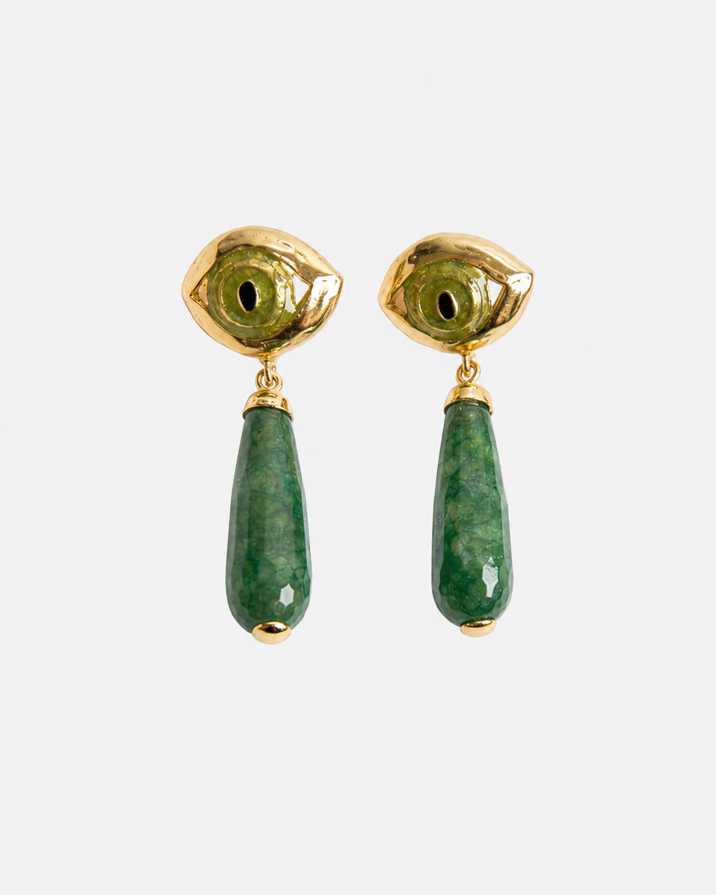 CAT DROP EYE EARRINGS