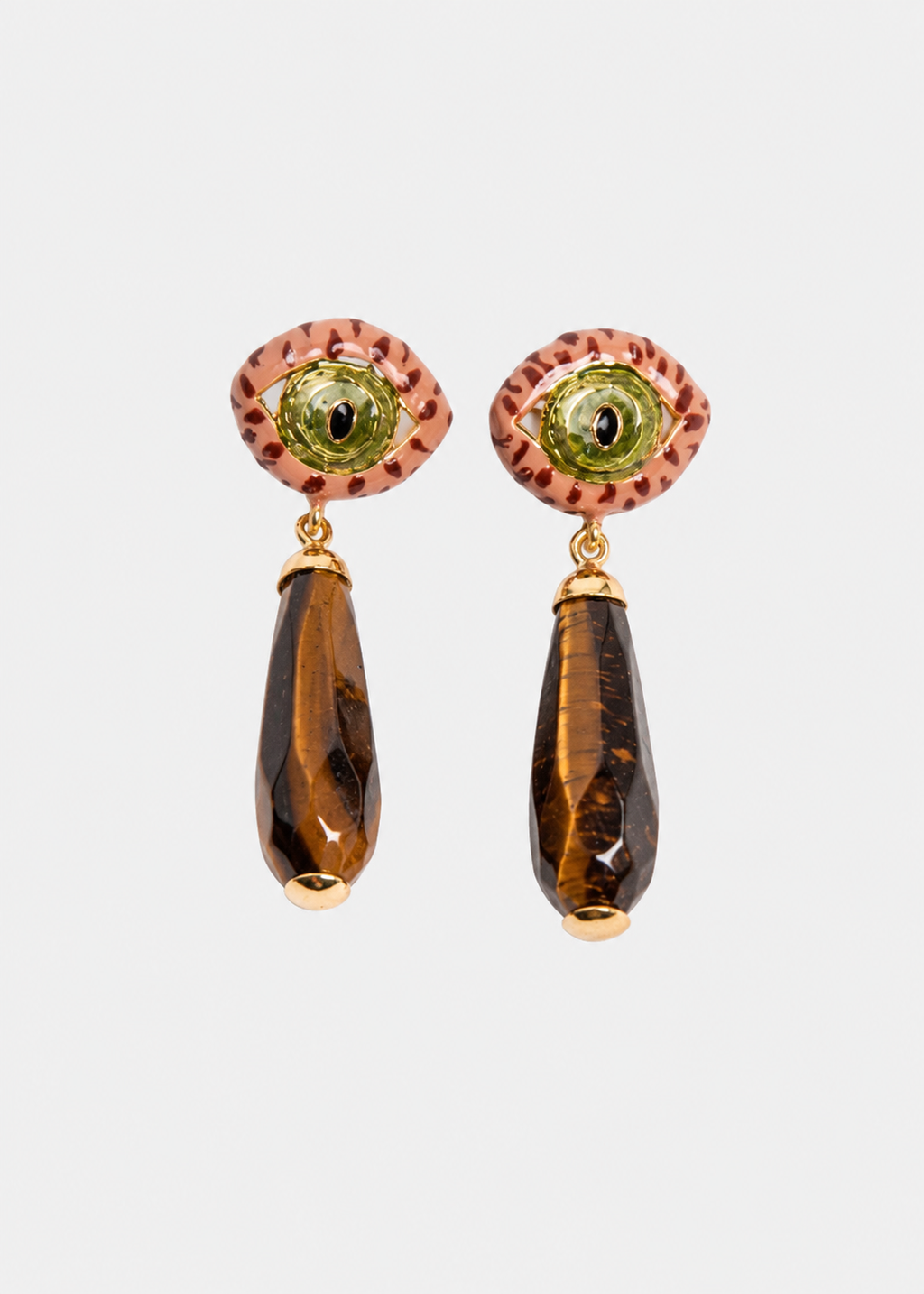 CAT DROP TERRACOTTA EARRINGS