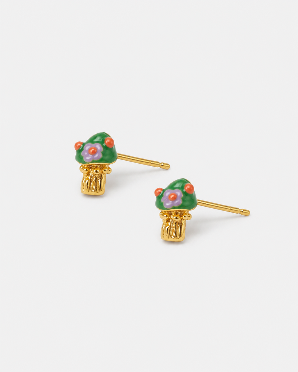 SETICA GREEN-LILAC EARRINGS