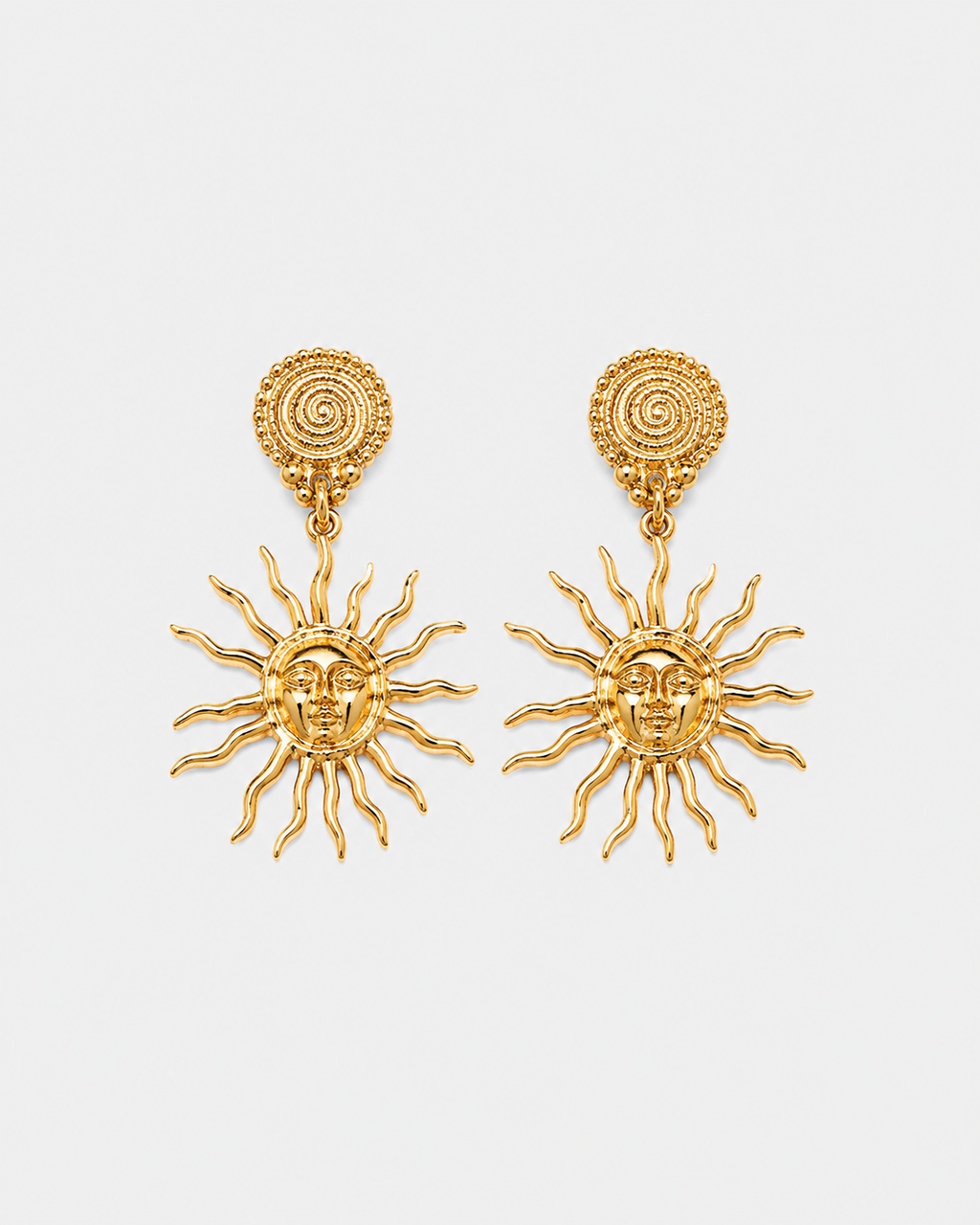 LARGE SUN EARRINGS