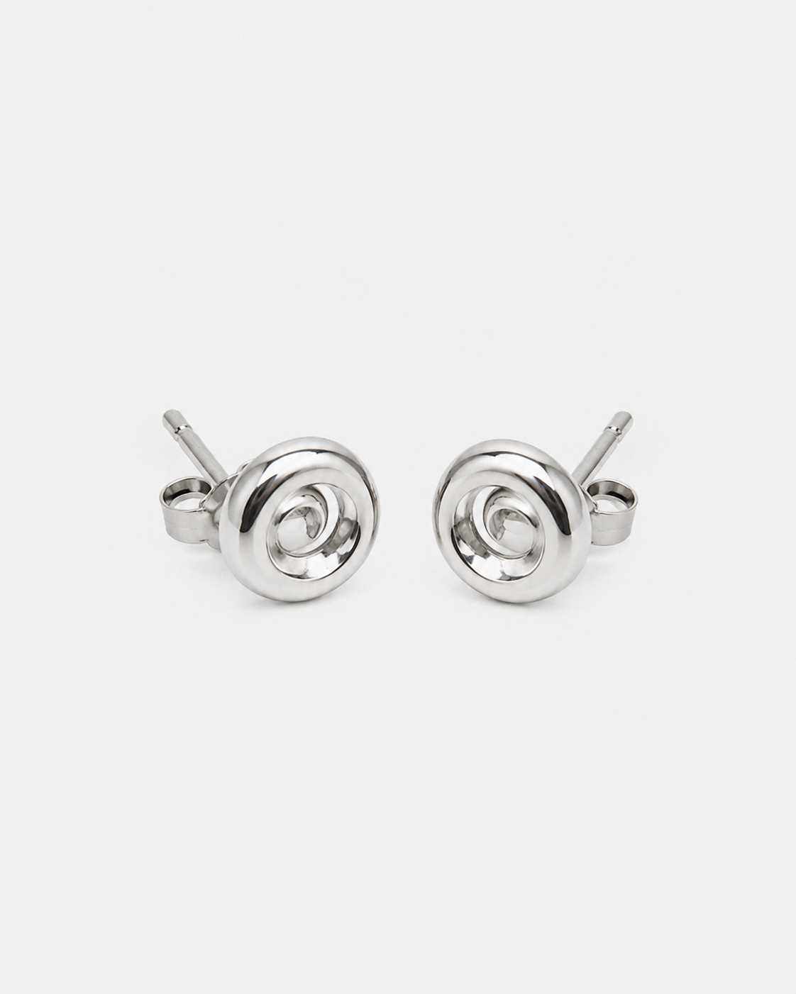 MINI SWIRL STUD EARRINGS