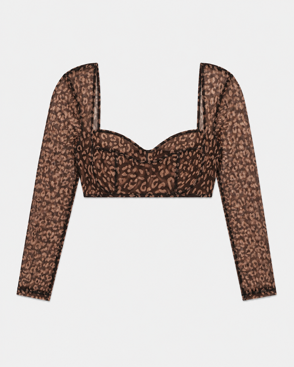 BUNNY BLACK CHEETAH TOP
