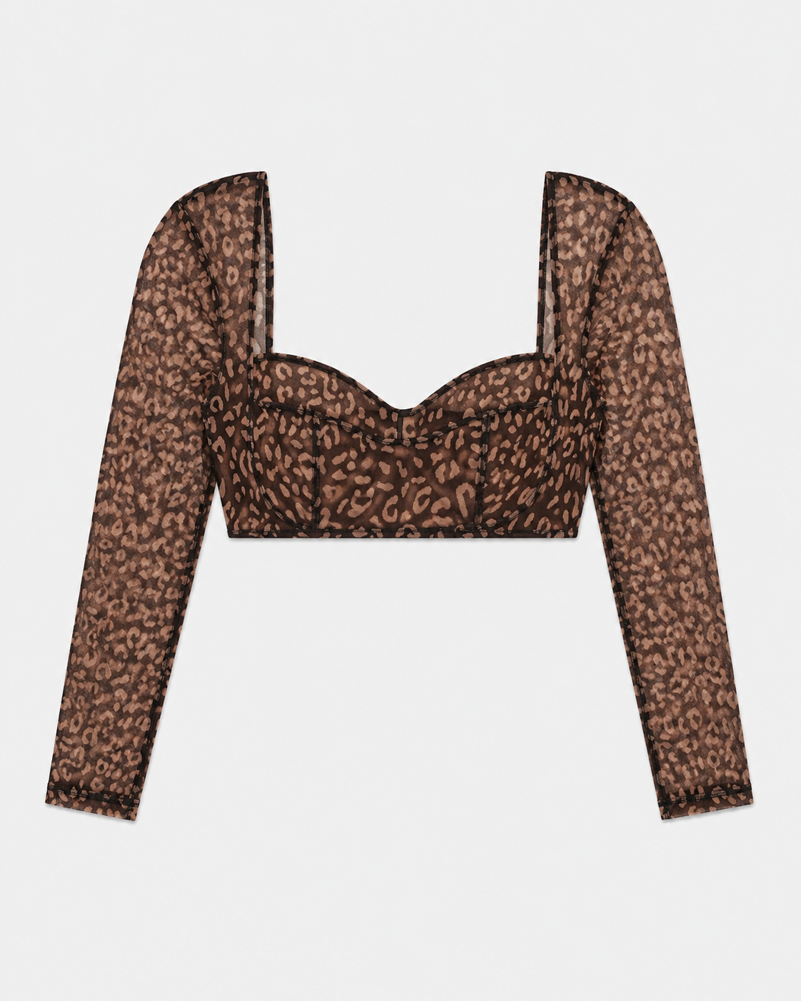 BUNNY BLACK CHEETAH TOP