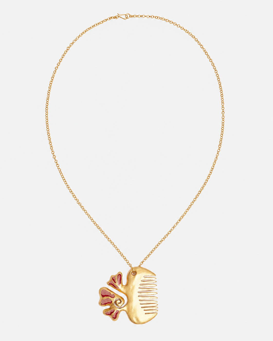 TERRACOTTA HAIR COMB CHAIN