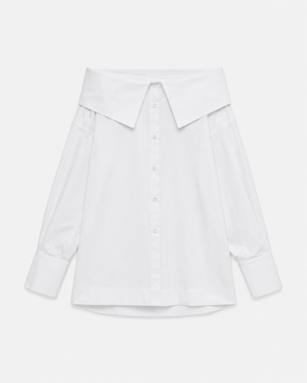 WIDE COLLAR SHIRT