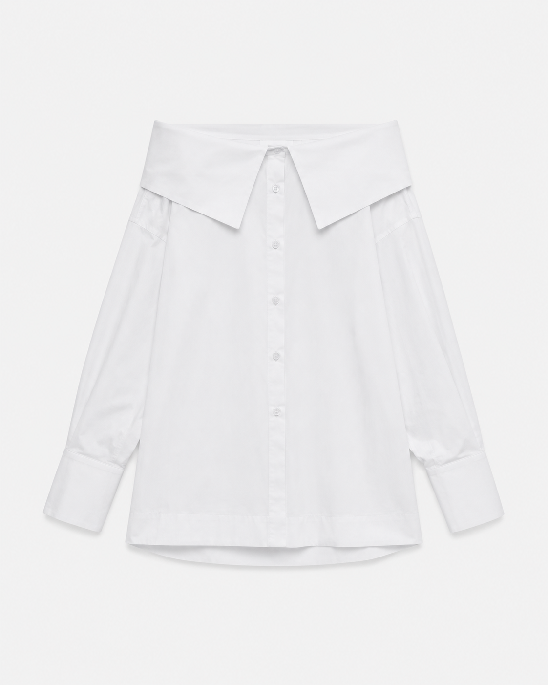 WIDE COLLAR SHIRT
