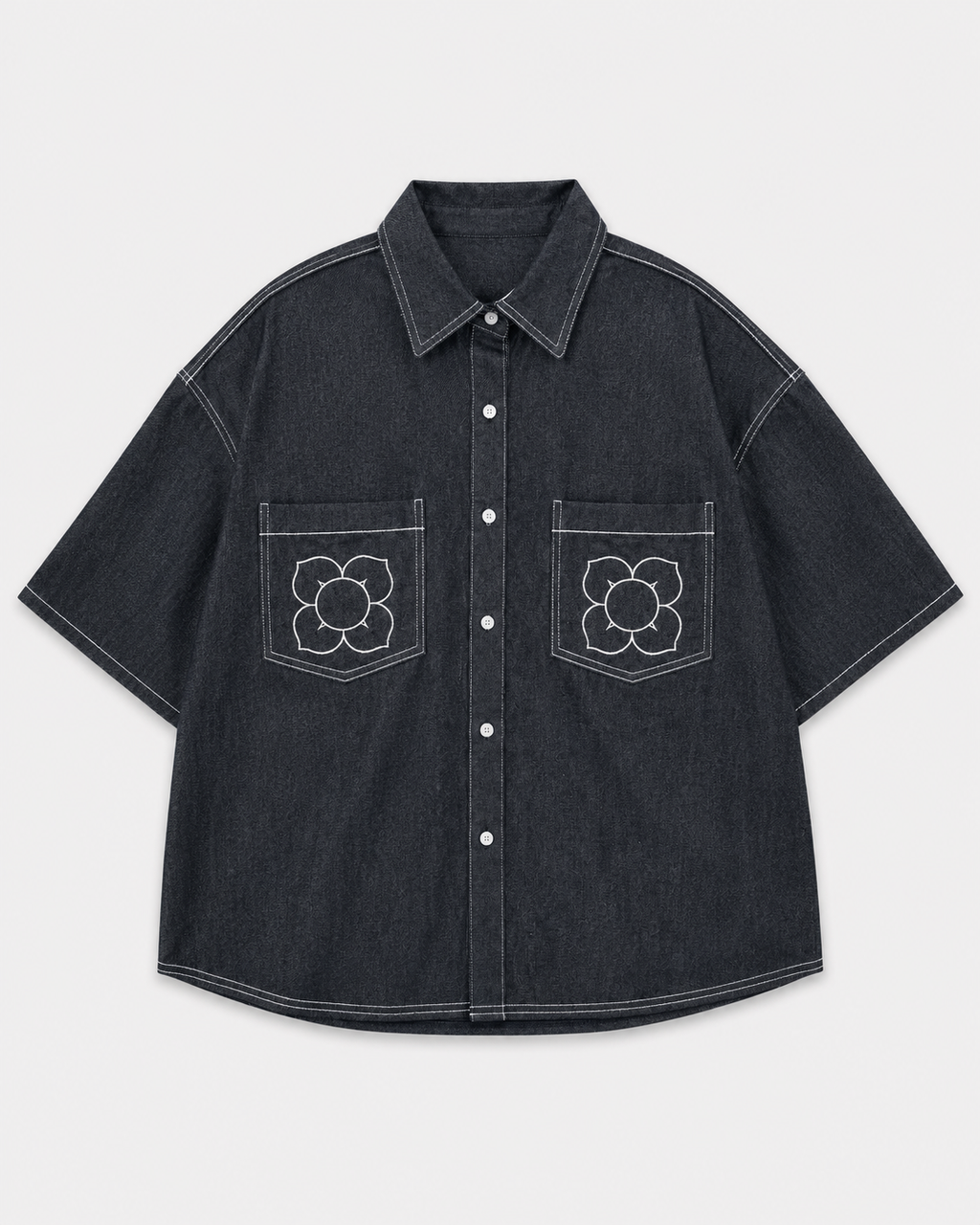 CAMISA DENIM FLORECER