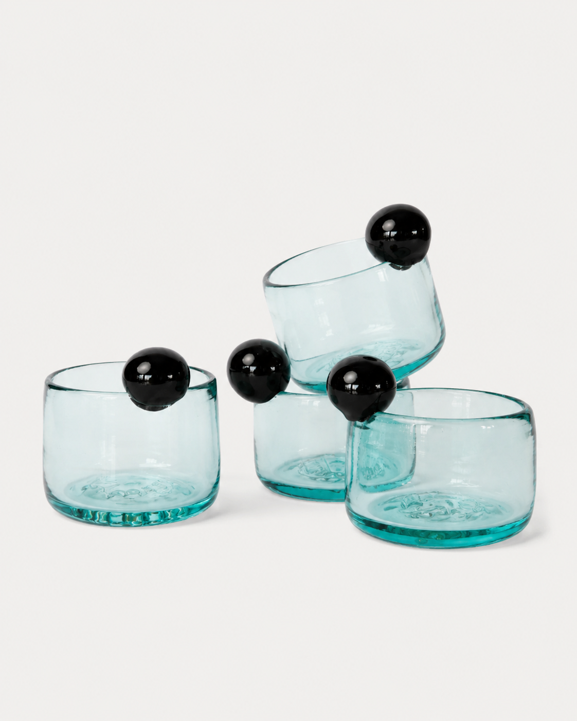 OLIVE GLASSES SET OF 4