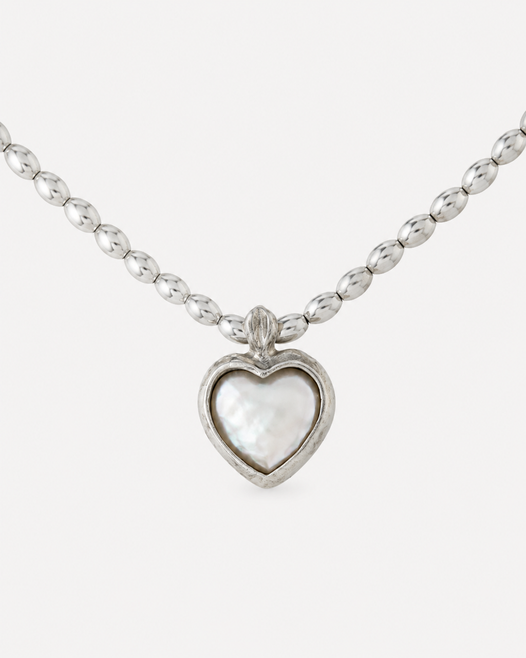 PEARL HEART NECKLACE