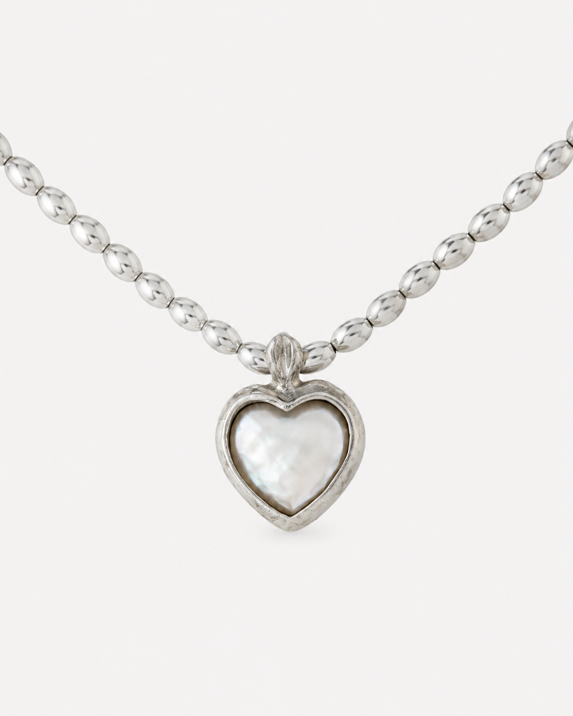 PEARL HEART NECKLACE