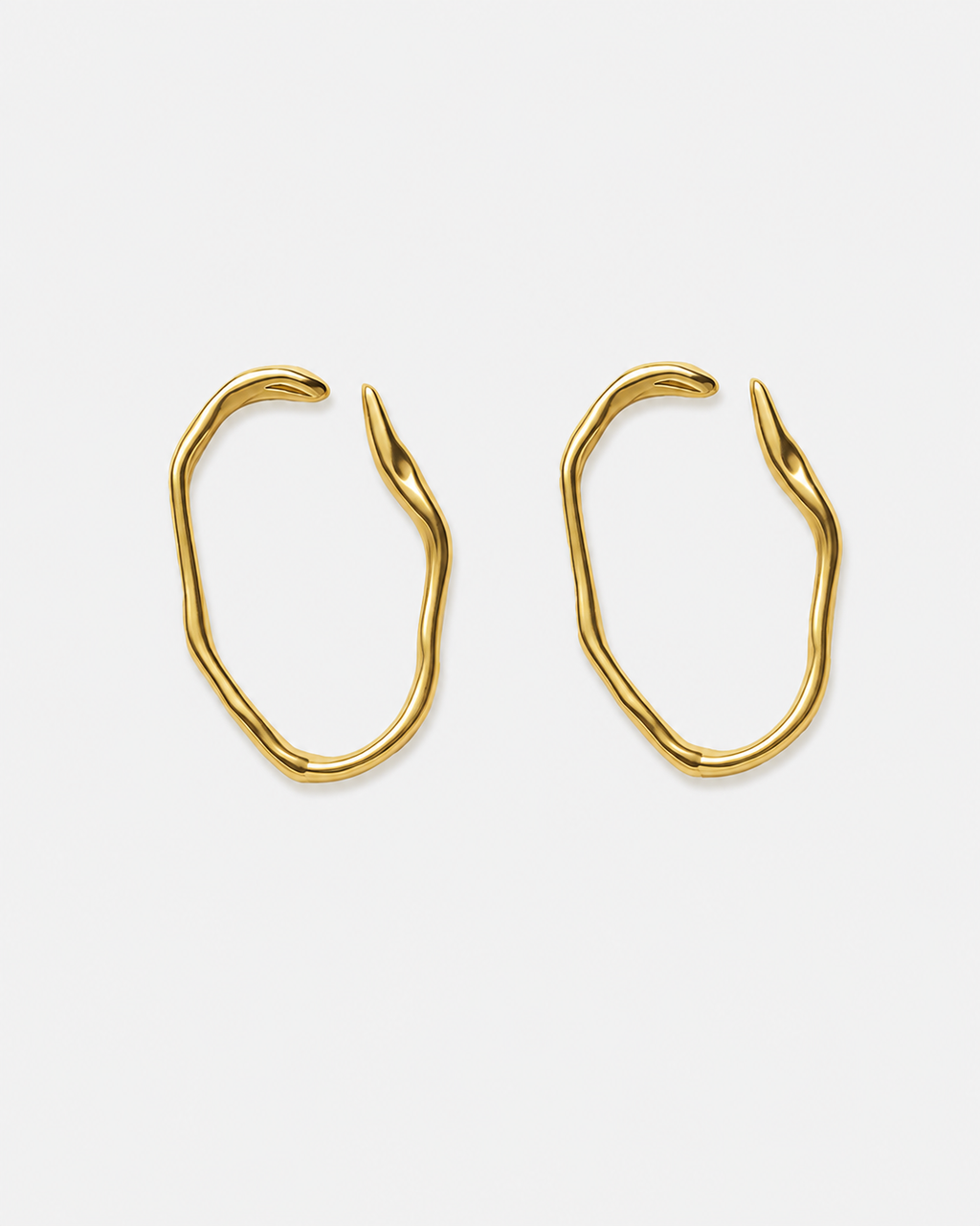 ORGANIC GOLDEN EARRINGS