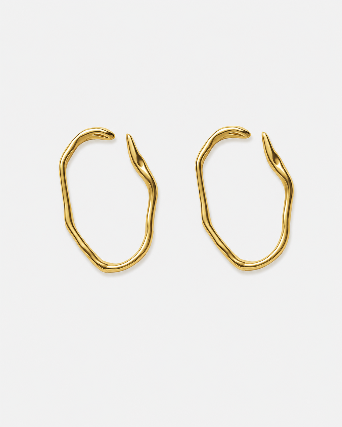 ORGANIC GOLDEN EARRINGS