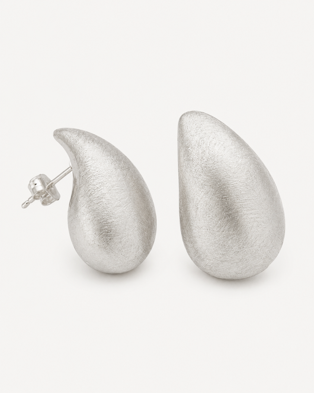 SILVER BOLD LINES EARRINGS