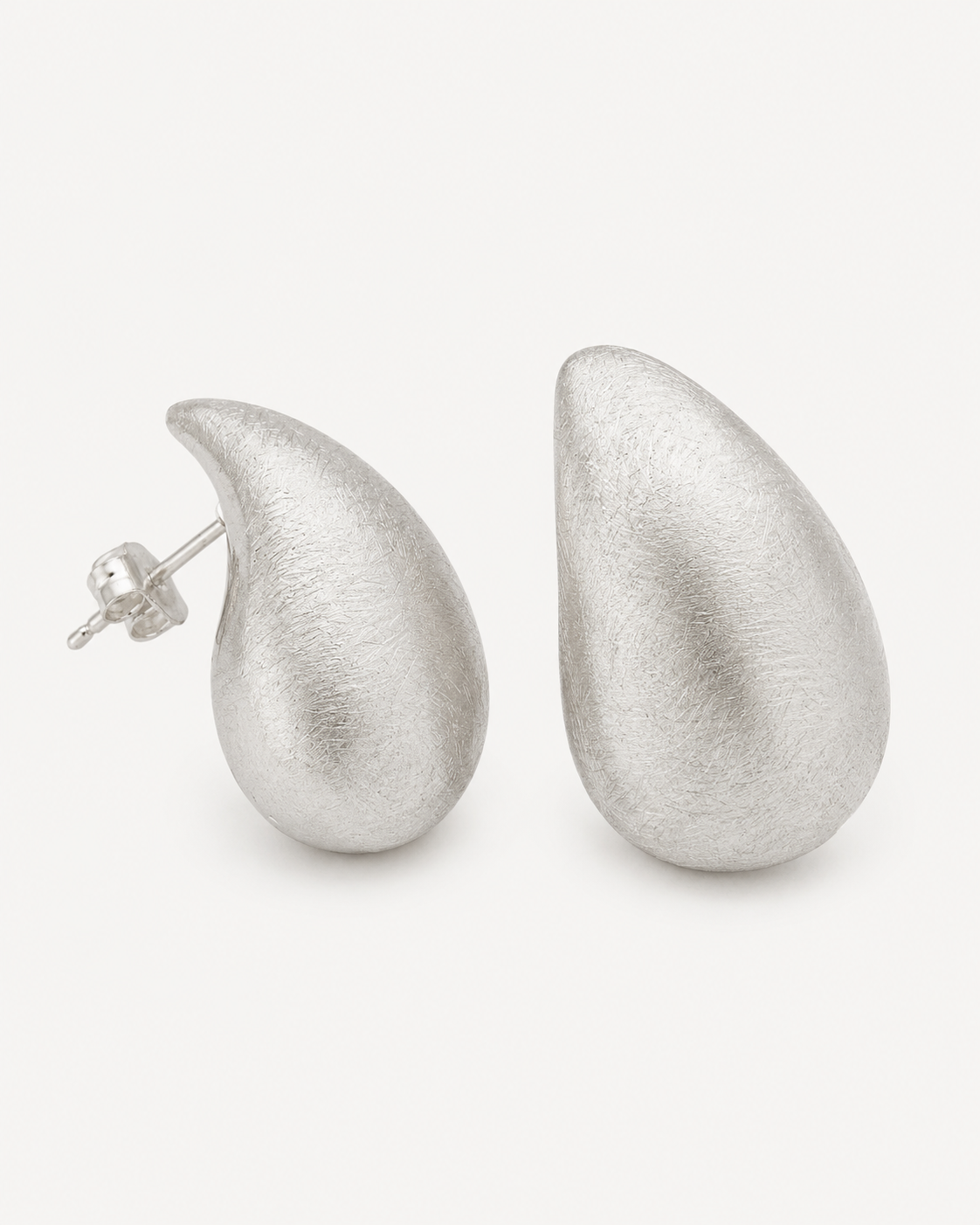 SILVER BOLD LINES EARRINGS
