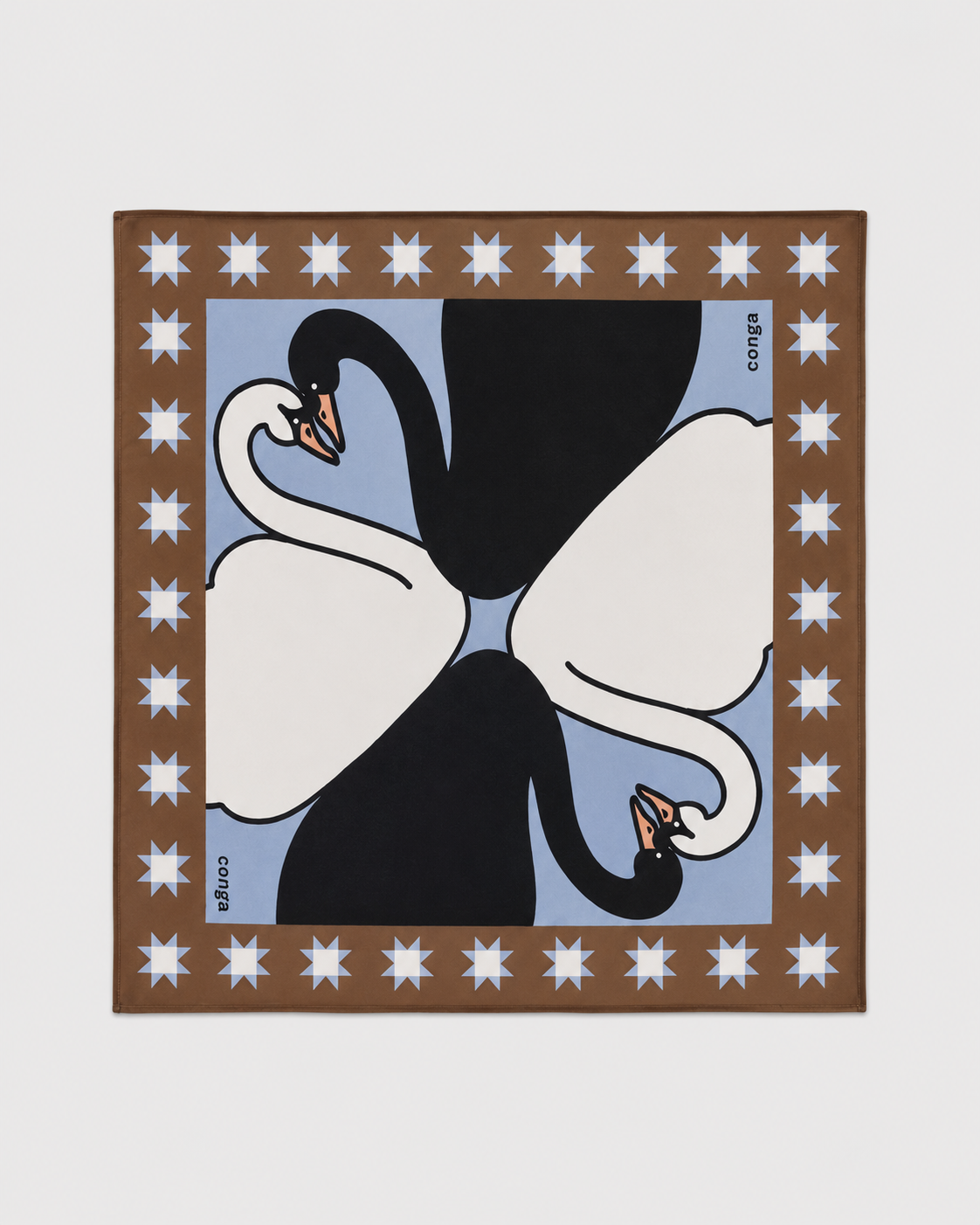 LOVERS SWANS SCARF