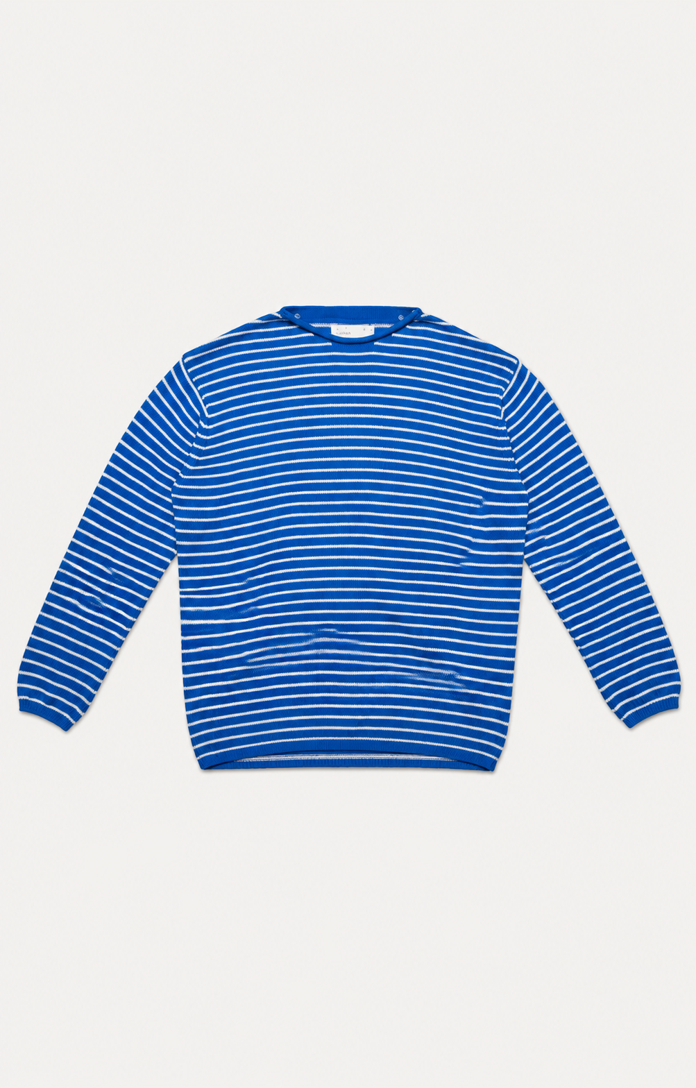 BLUE STRIPED SWEATER
