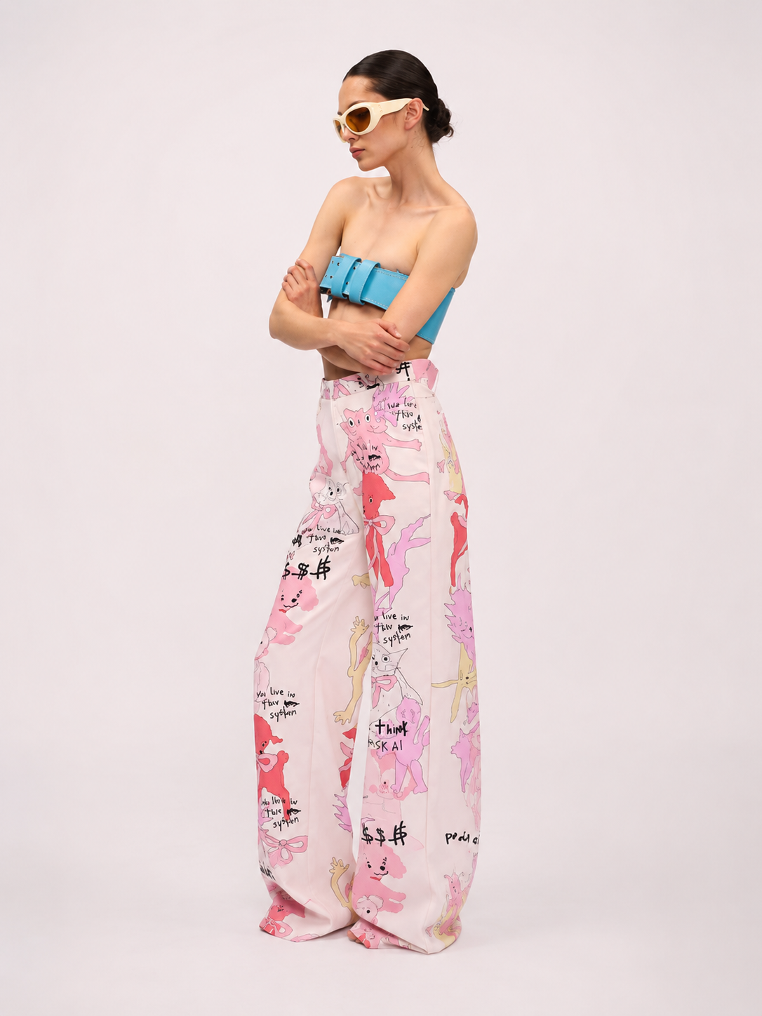 BEIGE CARTOON PANT