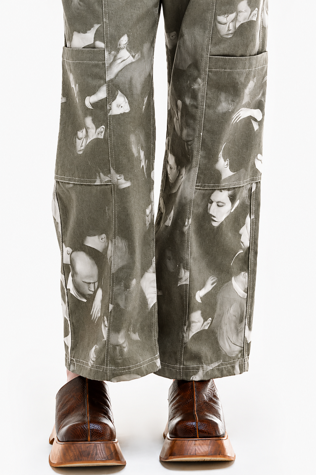 WIDE LEG CARGO TROUSERS