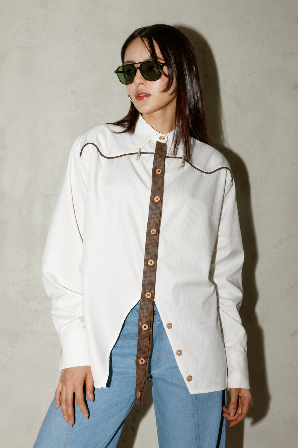 PERLA BUTTON SHIRT