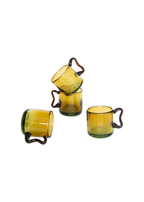 SET X4 POCILLOS TERTULIA ÁMBAR